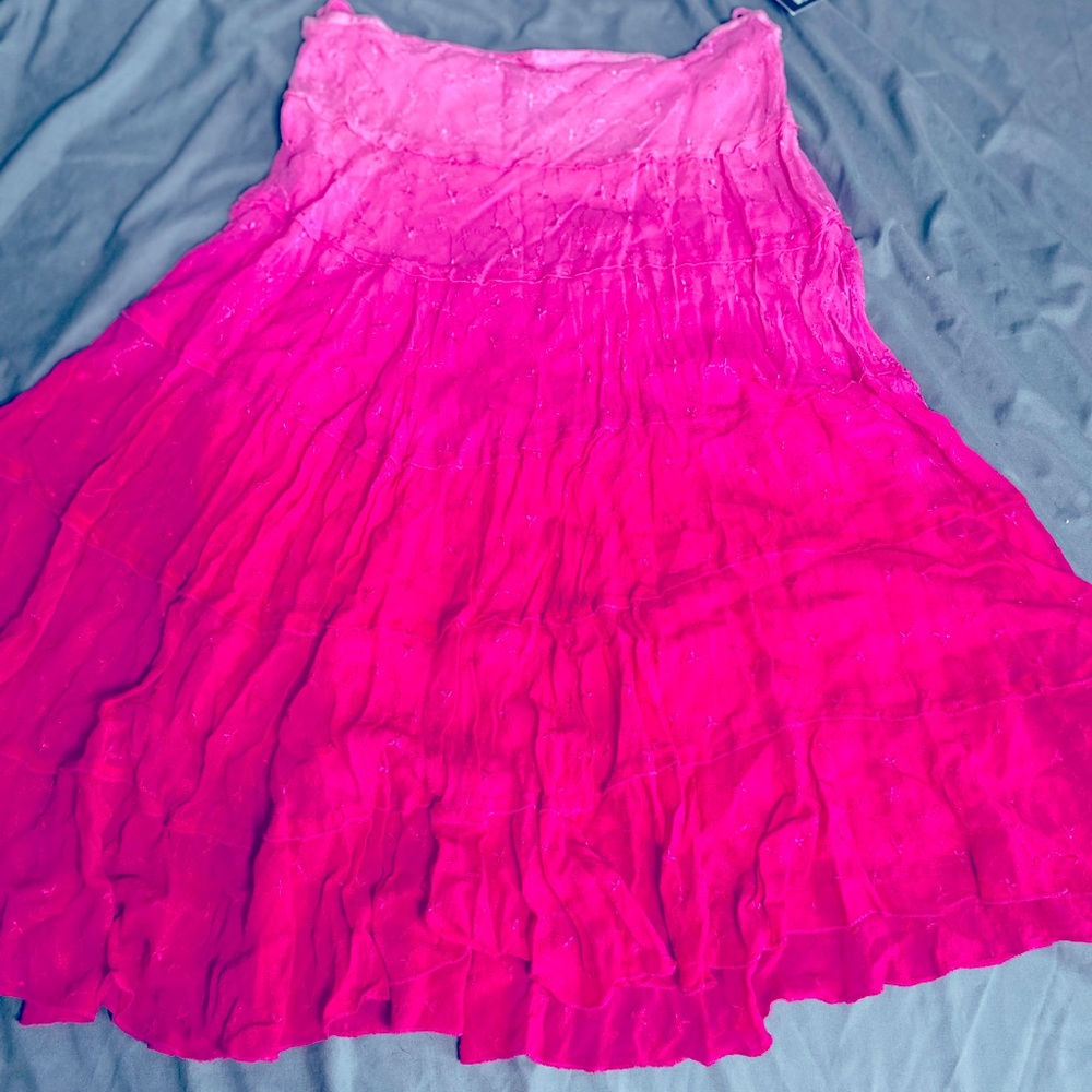 NWT! NY Collection Pink Maxi Skirt